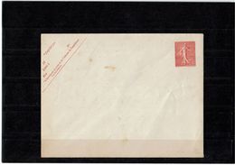 CTN27 - ENV. SEMEUSE LIGNEE 10c  147x112 DATE 534 - Standard Covers & Stamped On Demand (before 1995)