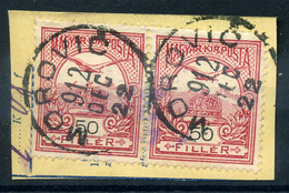 92463 MOROVIC 50f Pár, Szép Egykörös Bélyegzés  /  MOROVIC 50f Pair Nice Single Cycle Pmk - Usati