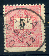 92346 DOBSINA 5kr (alul érdekes) Szép Bélyegzés  /  DOBSINA 5kr Nice Pmk - Oblitérés