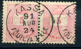 92384 KASSA 5kr Pár, Szép Bélyegzés  /  KASSA 5kr Pair Nice Pmk - Gebraucht