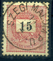 92327 SZEGIMAJOR Pályaudvar 15kr Szép Bélyegzés - Used Stamps