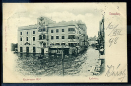 92901 AUSZTRIA 1898. Gmunden, Árvíz, Régi Képeslap  /  AUSTRIA 1898 Gmunden Flood Vintage Pic. P.card - Otros & Sin Clasificación