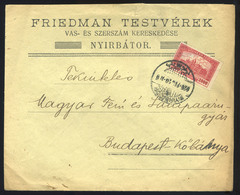 91026 NYÍRBÁTOR 1926. Céges Levél, Friedman Testvérek - Used Stamps