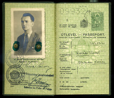 92750 ÚTLEVÉL 1937. 50 F  /  PASSPORT 1937 50f - Documenti Storici