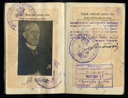 92764 ROMÁNIA ÚTLEVÉL 1929. Ferdinand Ochmacht Részére - Documents Historiques