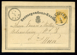 92671 DEBRECEN 1871. 2kr-os Díjjegyes Lap, Szép Bélyegzéssel - Interi Postali