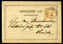 92672 ÚJSZŐNY 1873. 2kr-os Díjjegyes Lap, Szép Bélyegzéssel - Postal Stationery