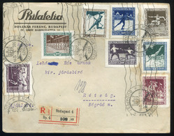 91280 BUDAPEST 1925. Sport Sor, Ajánlott Levélen Rétságra Küldve - Other & Unclassified