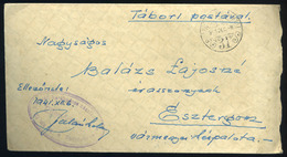 91256 II. VH 1940. Tábori Posta Levél 12. Honvéd Kerékpáros Zászlóalj Bélyegzéssel - Used Stamps