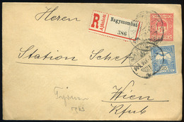 91263 NAGYSZOMBAT 1909. Ajánlott Kiegészített Díjjegyes Boríték Bécsbe Küldve - Interi Postali