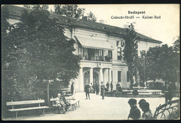 91317 BUDAPEST 1914. Császár Fürdő, Régi Képeslap  /  BUDAPEST 1914 Császár Bath Vintage Pic. P.card - Ungarn