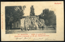 91310 BUDAPEST 1901. Margitsziget, Régi Ganz Képeslap  /  BUDAPEST 1901 Margaret Isle Ganz Vintage Pic. P.card - Ungheria