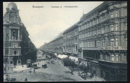 91302 BUDAPEST 1910. Andrássy út, Victoria Zászlógyár, Régi Képeslap  /  BUDAPEST 1910 Andrássy Rd. Victoria Flag Factor - Hungary