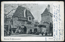 91282 BUDAPEST 1900. Ősbudavár, Régi Képeslap  /  BUDAPEST 1900 Ősbudavár, Vintage Pic. P.card - Hongarije