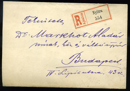 92856 NYITRA 1897. Szép Ajánlott Levél Budapestre Küldve  /  NYITRA 1897 Nice Reg. Letter To Budapest - Oblitérés