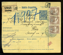 92858 RÓZSAHEGY 1912. Csomagszállító Pécsre Küldve  /  RÓZSAHEGY 1912 Parcel Postcard To Pécs - Usati