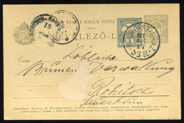 91349 1901. Kiegészített Díjjegyes Lap, Budapest-Graz Mozgóposta Bélyegzéssel  /  1901 Uprated Stationery Card Budapest- - Gebruikt