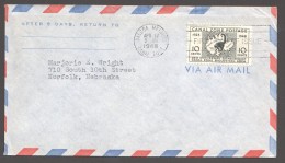 1948  25è Ann. Zone Biologique   FDC Pour Les USA Sc 141 - Kanalzone