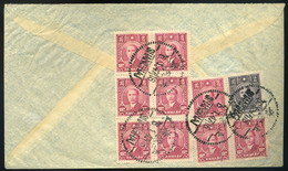 91380 KÍNA 1947. Shanghai Légi Levél Chicago - Ba Küldve  /  CHINA 1947 Shanghai Airmail Letter To Chicago - Other & Unclassified