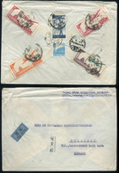 90501 KÍNA 1955. Dekoratív Légi Levél Budapestre Küldve  /  CHINA 1955 Decorative Airmail Letter To Budapest - Sonstige & Ohne Zuordnung