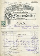 88215 Nemeskéri Kiss Miklós Végleshi Uradalma , Régi Fejléces, Céges Számla 1895. Cca. - Non Classés