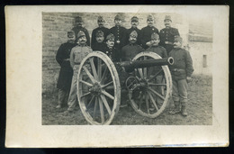 92033 I. VH . Ágyúsok, Fotós Képeslap  /  WW I. Gunners Photo  Vintage Pic. P.card - Hongrie