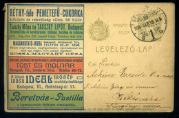 92035 BÉKÉSCSABA 1908. Hírdetéses Díjjegyes Levelezőlap - Interi Postali