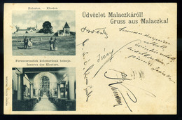 92089 MALACZKA 1899. Régi Képeslap, Mozgóposta Bélyegzéssel - Hungary