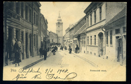 92090 PÉCS 1904. Ferencziek Utca, Régi Képeslap - Hongarije
