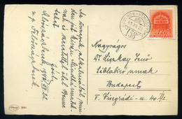 92059 1941. Képeslap, Szolnok-Vámosgyörk Mozgóposta Bélyegzéssel - Gebraucht