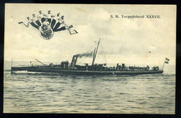 92080 K.u.K. HADITENGERÉSZET I. VH. 1915.S. M. Torpedoboot Képeslap, Pola Tábori Postával Kolozsvárra Küldve - Covers & Documents