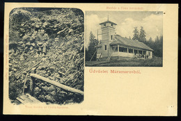 92166 MÁRAMAROSSZIGET 1905. Cca. Tisza Forrása, Menház, Régi Képeslap - Ungheria