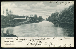 92222 DÖMSÖD 1905.Szigetátjáró, Régi Képeslap - Ungheria