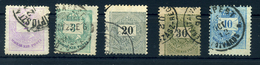 92267 Kis Krajcáros Tétel, Elfogazások , Méretek - Used Stamps