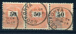 92302 CSOKONYA 3*50kr Csík, Szép Bélyegzés - Used Stamps