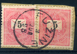 92311 FUZINE 5kr Pár, Szép Bélyegzés - Used Stamps