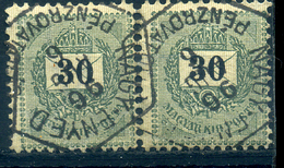 92316 NAGYENYED Pénzrovatolás 30kr Pár , Szép Bélyegzés - Used Stamps