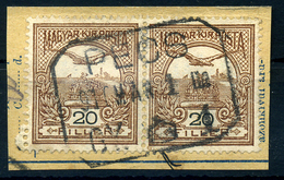 93322 PÉCS Gyűjtő 20f Pár , Szép Bélyegzés - Used Stamps