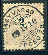 92324 NAGYVÁRAD-SZEGED Mozgóposta 2kr , Szép Bélyegzés - Used Stamps