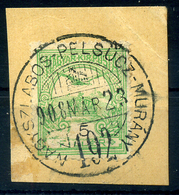 92325 Nagyszlabos-Pelsücz-Murány Mozgóposta 5f , Szép Bélyegzés - Used Stamps