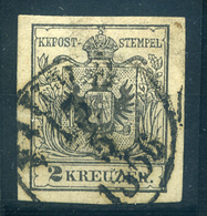 91214 FIUME 1856. 2kr Szép Bélyegzés , Jó Bélyeg! - Used Stamps