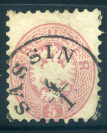 91174 SASSIN 1864. 5kr Szép Bélyegzés - Used Stamps