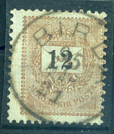 91203 BIRDA 1895. 12kr Szép Bélyegzés  /  BIRDA 1895 12 Kr Nice Pmk - Gebraucht