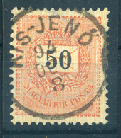 91195 KISJENŐ 1894. 50kr Szép Bélyegzés  /  KISJENŐ 1894 50 Kr Nice Pmk - Used Stamps