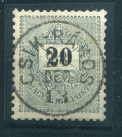 91188 CSÍKRÁKOS 20kr, Szép Bélyegzés  /  CSÍKRÁKOS 20 Kr Nice Pmk - Used Stamps