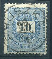 91224 PRUSZKA 1898. 10kr , Szép Bélyegzés  /  PRUSZKA 1898 10 Kr Nice Pmk - Usati