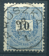 91224 PRUSZKA 1898. 10kr , Szép Bélyegzés  /  PRUSZKA 1898 10 Kr Nice Pmk - Used Stamps