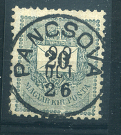 91226 PANCSOVA 1899. 20kr , Luxus Bélyegzés  /  PANCSOVA 1899 20 Kr Luxury Pmk - Usati