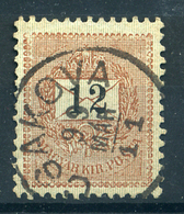 91234 CSAKOVA 1890. 12kr  Szép Bélyegzés  /  CSAKOVA 1890 12 Kr Nice Pmk - Oblitérés