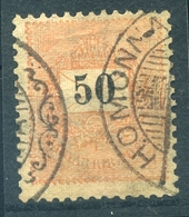 91227 HOMONNA 1899. 50kr , Ritka és Szép Bélyeg  /  HOMONNA 1899 50 Kr Rare And Nice Stamp - Usati